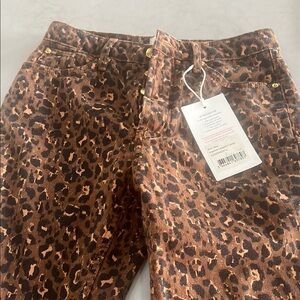 Sézane Leopard Print Skinny Jeans